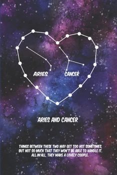 2020 The Astrology of Love for Aries with  cancer : horoscope,love, relationship and compatibility: Lined Notebook / journal gift, 110 pages, 6x9 inches, matte finish cover