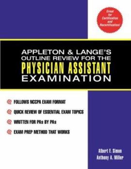 Paperback Appleton and Lange's Outline Review for the Physician Assistant Examination Book