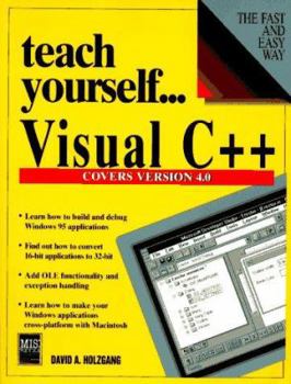 Paperback Teach Yourself-- Visual C++ 4.0 Book