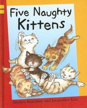 Library Binding Five Naughty Kittens Book