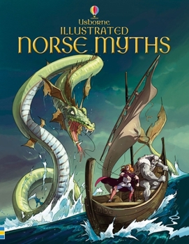 Paperback Illustrated Norse Myths Book