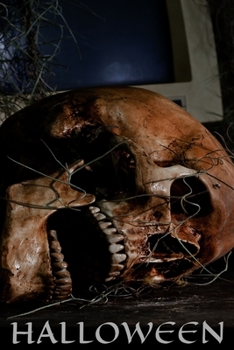 SKULL , HALLOWEEN NOTEBOOK , MEMORY BOOK TO WRITE OR DRAW  , 6X9 , 100 BEAUTIFUL PAGES , NOTES , JOURNAL , MEMORY BOOK: school notes , notebook , journal