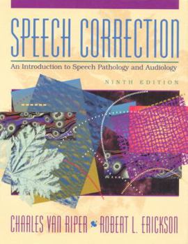 Paperback Speech Correction: An Introduction to Speech Pathology and Audiology Book