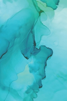 Notebook: 150 Thin-Lined Pages, Great for Students, Teachers, Professors, Dreamers, and Anyone Who Writes, Blue Paint Diluted in Water Cover