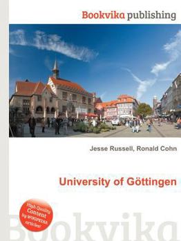 Paperback University of Gottingen Book