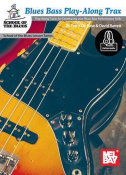 Paperback Blues Bass Play-Along Trax Book