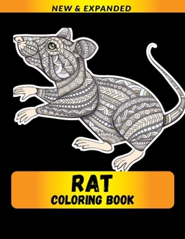 Paperback Rat Coloring Book: Stress Relieving Designs Coloring Book For Adults Book