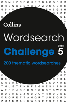 Paperback Wordsearch Challenge Book 5: 200 Thematic Wordsearches Book