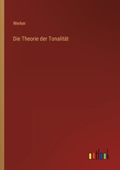 Paperback Die Theorie der Tonalität [German] Book