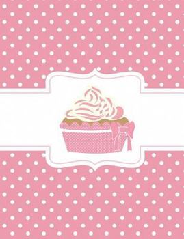 Pink Polka Dot Cupcake Composition Notebook: 4x4 Quad Rule Graph Paper, 202 Pages, (7.44 X 9.69)