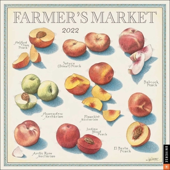 Calendar Farmer's Market 2022 Wall Calendar Book