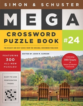 Paperback Simon & Schuster Mega Crossword Puzzle Book #24 Book