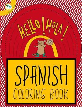 Paperback Spanish Coloring Books for Kids: Color and Learn Book