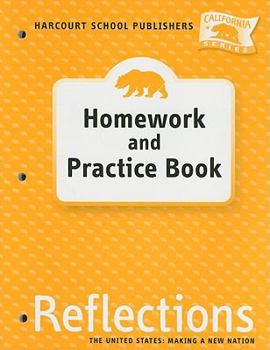 Paperback Harcourt School Publishers Reflections: Homework & Practice Book Reflections 07 Grade 5 Book