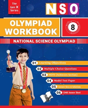 Paperback Olympiad Workbook Science Class 8 Book