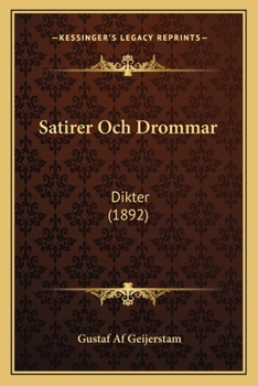 Paperback Satirer Och Drommar: Dikter (1892) [Swedish] Book