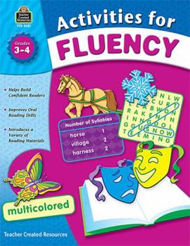 Paperback Activities for Fluency, Grades 3-4 Book