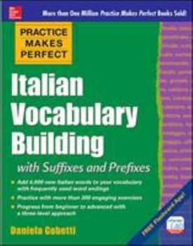 Paperback Practice Makes Perfect: Italian Vocabulary Builder Book