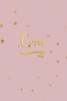 Cora: Personalized Journal to Write In | Rose Gold Line Journal
