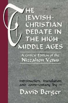 Paperback Jewish Christian Debate in the High Middle Ages: A Crit Book