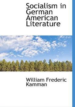Paperback Socialism in German American Literature Book
