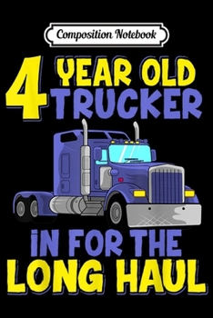 Composition Notebook: 2nd Birthday Little Trucker Lets Roll Truck Driver Kids Boys  Journal/Notebook Blank Lined Ruled 6x9 100 Pages
