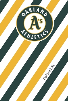 Paperback Oakland A's: A's Striped Notebook & Journal - MLB Fan Essential - Athletics Fan Appreciation Book