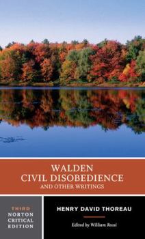 Paperback Walden / Civil Disobedience / And Other Writings: A Norton Critical Edition Book