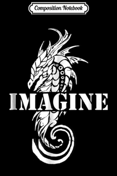 Composition Notebook: Imagine Fantasy Dragon Tattoo Style  Journal/Notebook Blank Lined Ruled 6x9 100 Pages