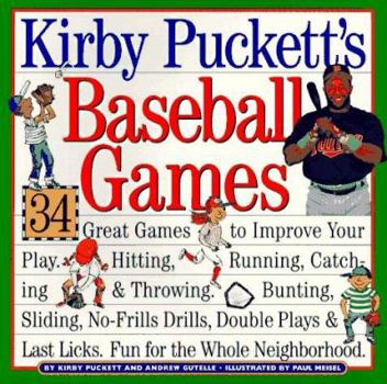Paperback Kirby Puckett's Baseball Games Book