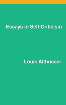 Paperback Essays on Self-Criticism Book