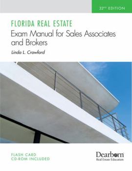 Paperback Florida Real Estate Exam Manual for Sales Associates and Brokers [With CDROM] Book