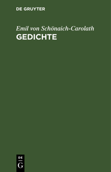 Hardcover Gedichte [German] Book