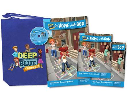 Paperback Deep Blue Connects at Home with God One Room Sunday School Kit Spring 2019: Ages 3-12 Book