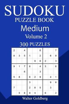 Paperback 300 Medium Sudoku Puzzle Book