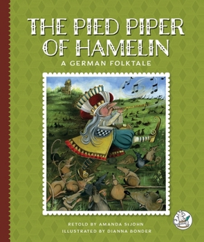 Library Binding The Pied Piper of Hamelin: A German Folktale Book