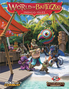Hardcover World of Battlezoo: Indigo Isles (Pathfinder 2e) Book