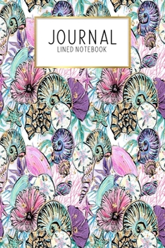 Journal Lined Notebook: Mermaid Adventure Under Sea | Blank Lined Journal | Gratitude Journal | 6" x 9" 100 Pg |Motivational Quotes | Self-Care | Diary | Gift
