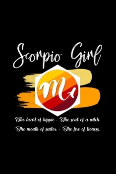 Scorpio Girl: 6x9 Scorpio | dotgrid | dot grid paper | notebook | notes