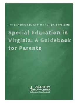 Paperback Special Education in Virginia: A Guidebook for Parents Book