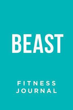 Paperback Fitness Journal: Beast Book