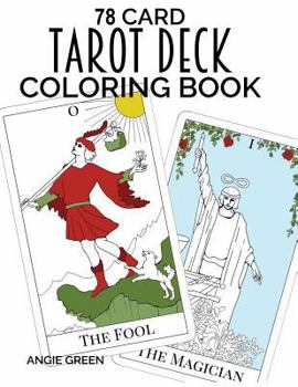 Paperback 78 Card Tarot Deck Coloring Book