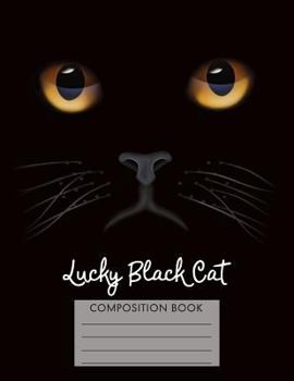 Paperback Lucky Black Cat: Composition Book