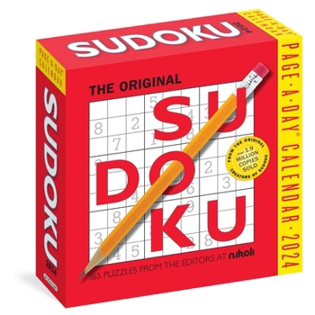 Calendar Original Sudoku Page-A-Day Calendar 2024: 366 Puzzles from the Editors at Nikoli Book