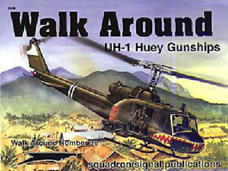 Paperback UH-1 Huey Gunships - Walk Around No. 36 Book
