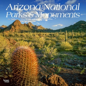Calendar Arizona National Parks & Monuments 2024 Square Book