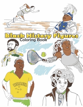 Paperback Black History Figures Coloring Book: Famous Black People Adult Colouring Fun, Stress Relief Relaxation and Escape Book