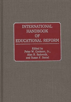 Hardcover International Handbook of Educational Reform Book