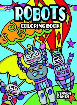 Paperback Robots Coloring Book