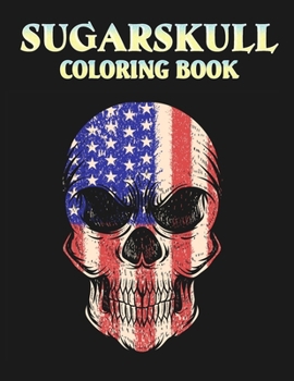 Paperback Sugarskull coloring book: Extra-Thick Perforated Pages Resist Bleed-Through with Easy Patterns for Relaxation Book